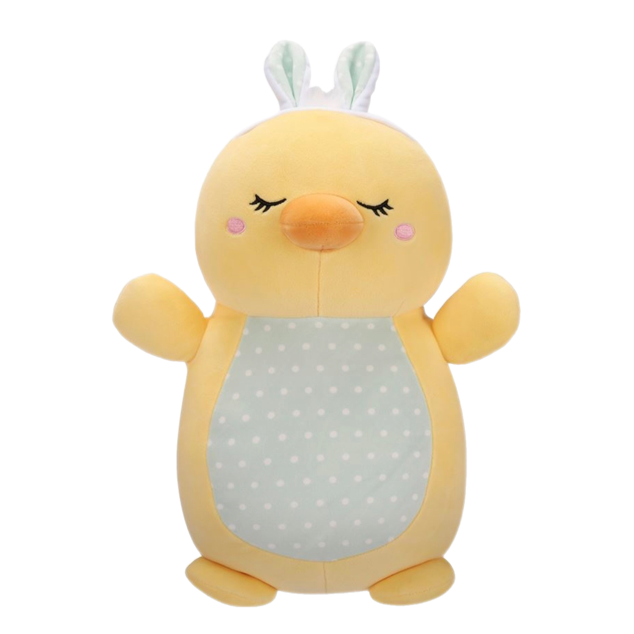 Squishmallow 10 Inch Aimee the Chick with Ears Easter Hug Mees Plush Toy