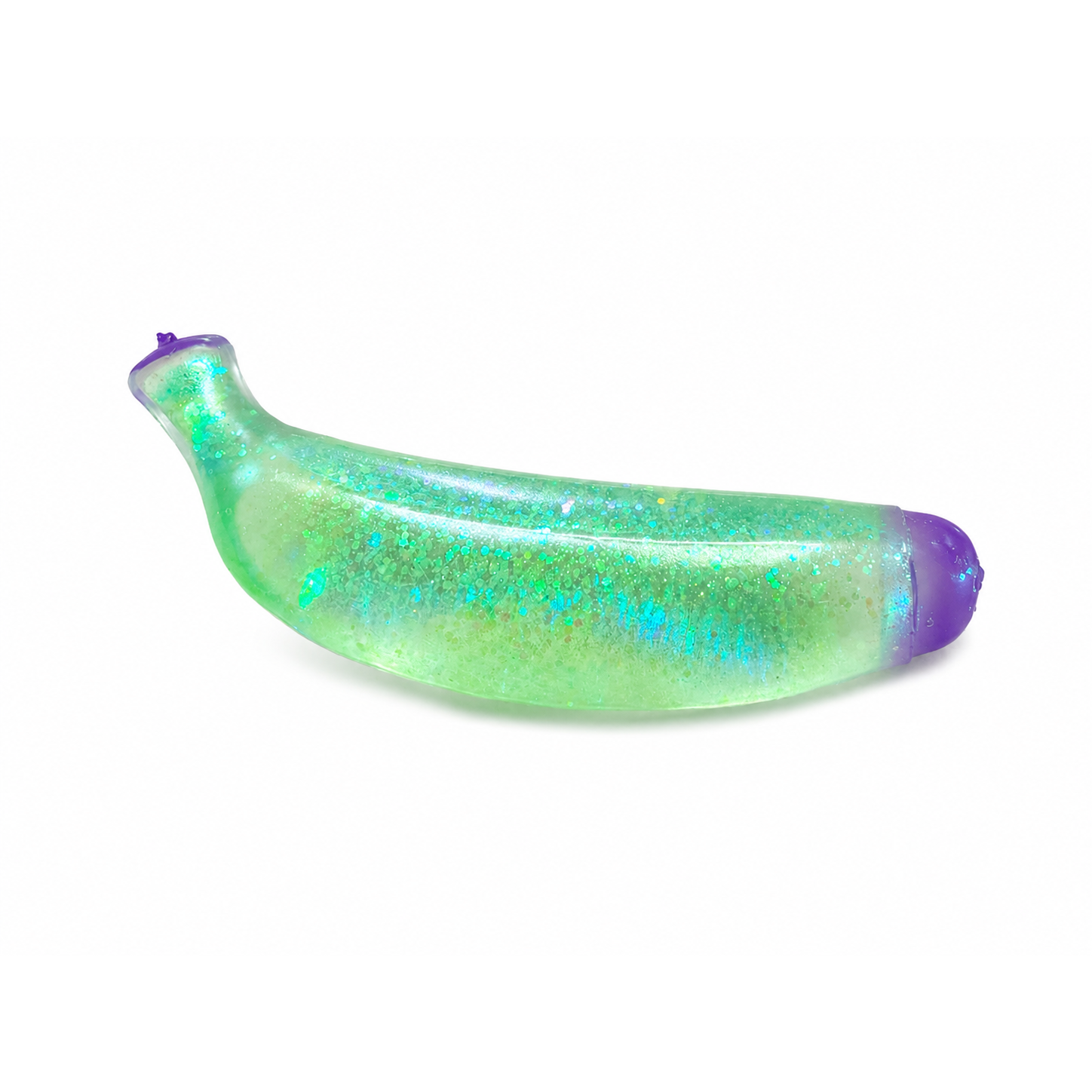 Sugar Gel Squishy 4 Inch Colorful Banana Maltose Filled Sensory Toy - Assorted