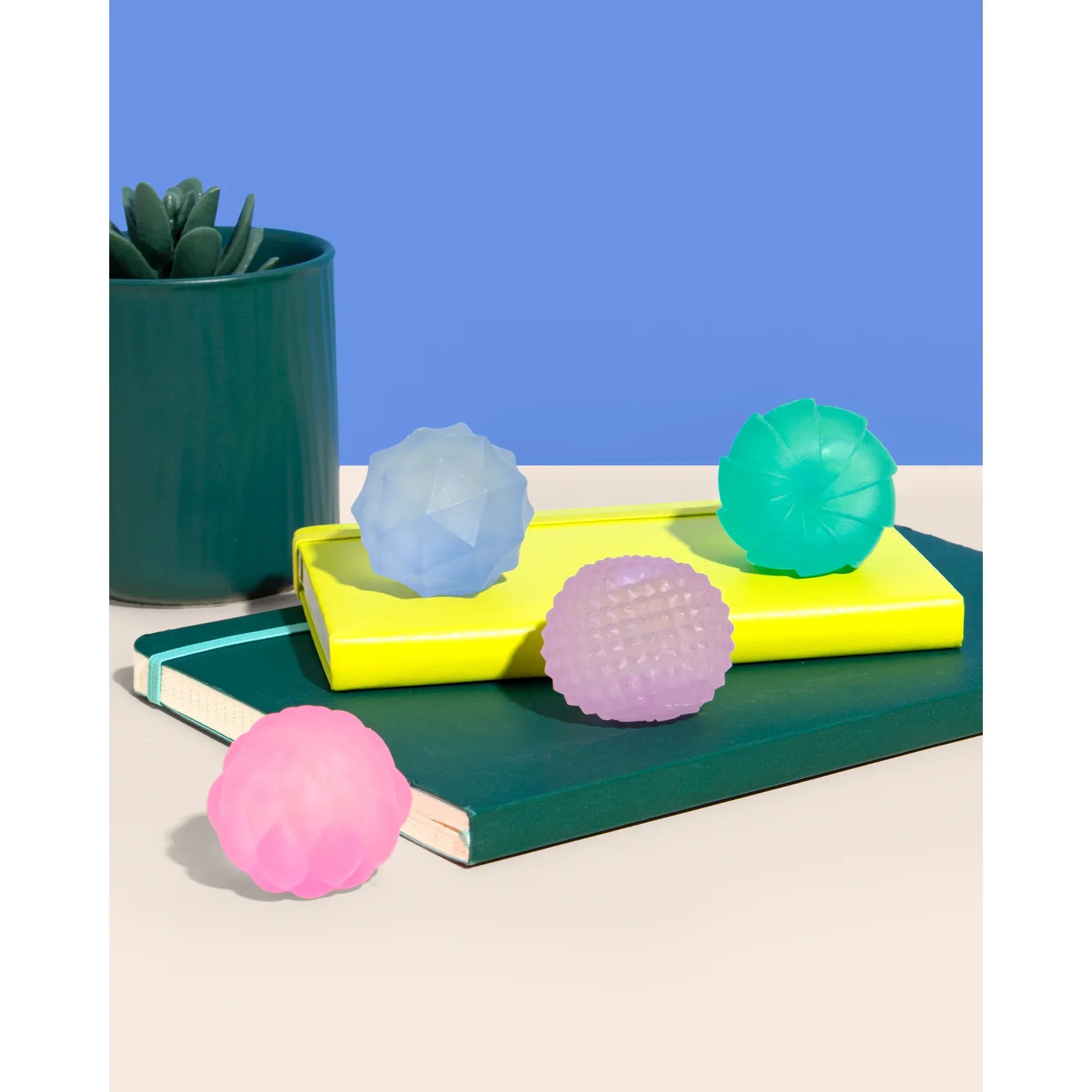 Speks Gump Surface Mini Pack Squish Ball Fidget Toy - Set of 4
