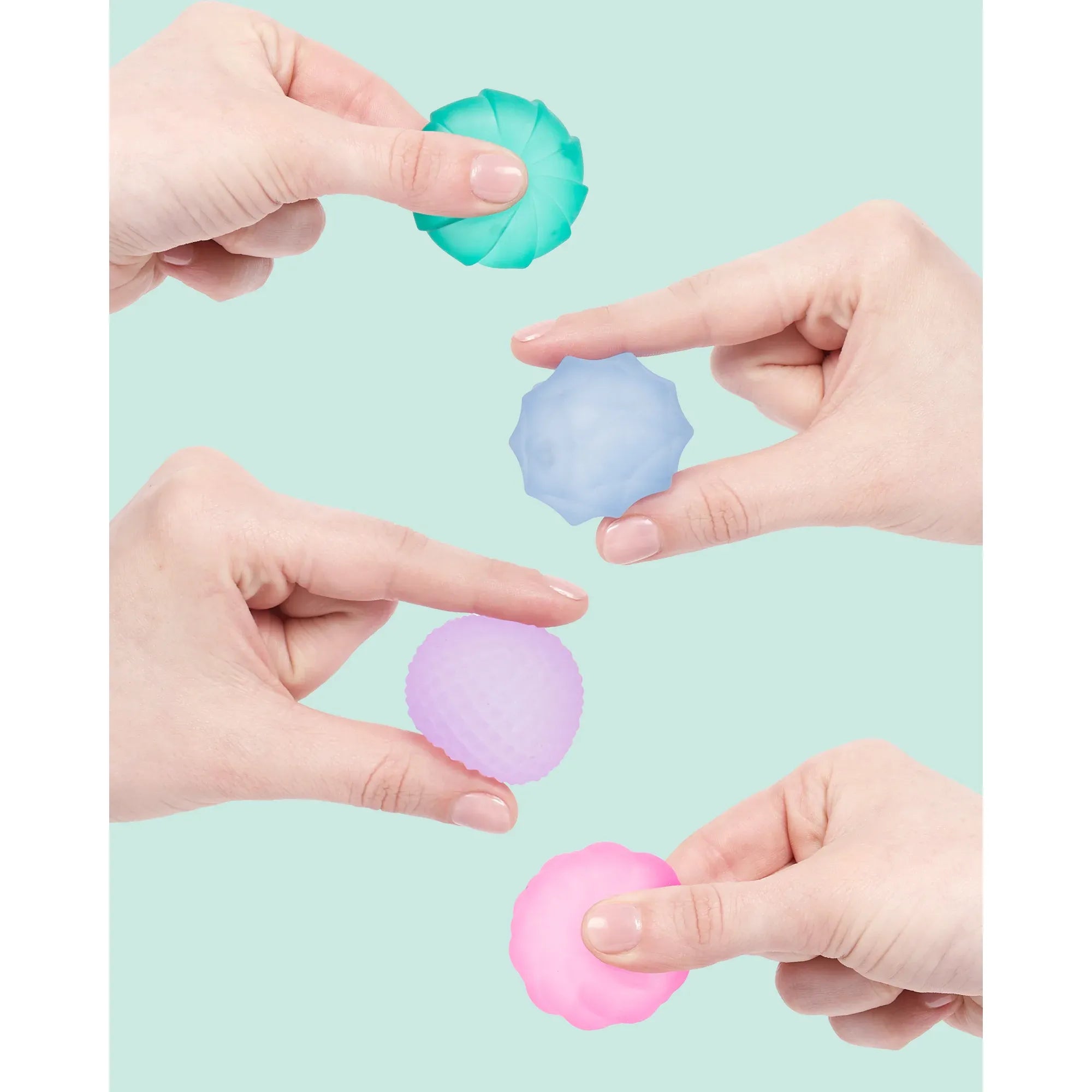 Speks Gump Surface Mini Pack Squish Ball Fidget Toy - Set of 4