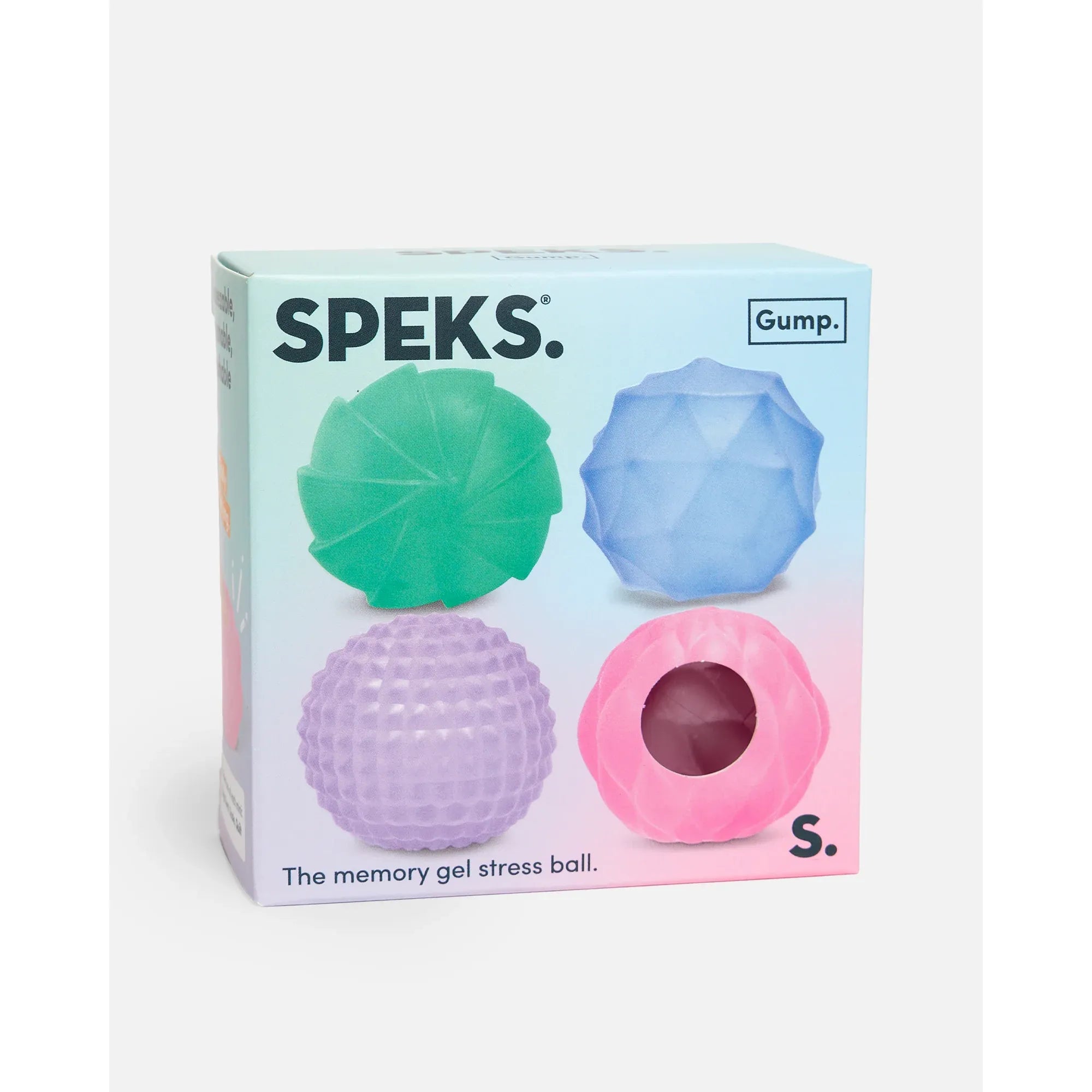 Speks Gump Surface Mini Pack Squish Ball Fidget Toy - Set of 4