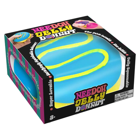 Nee Doh Jelly Donut 3 Inch Squish Ball Fidget Toy