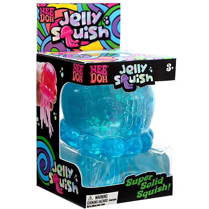 Nee Doh Jellysquish 3.5 Inch Squish Ball Fidget Toy
