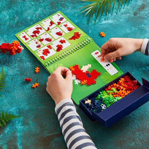 Plus Plus Puzzle By Number Activity Pad - Dinosaur - 125 Piece