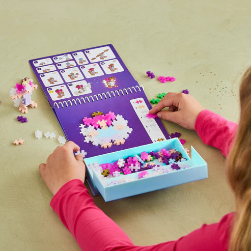 Plus Plus Puzzle By Number Activity Pad - Enchanted Forest - 125 Piece