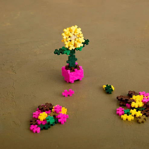 Plus Plus Plant Packet - Sociable Sunflower - 30 Piece Building Set