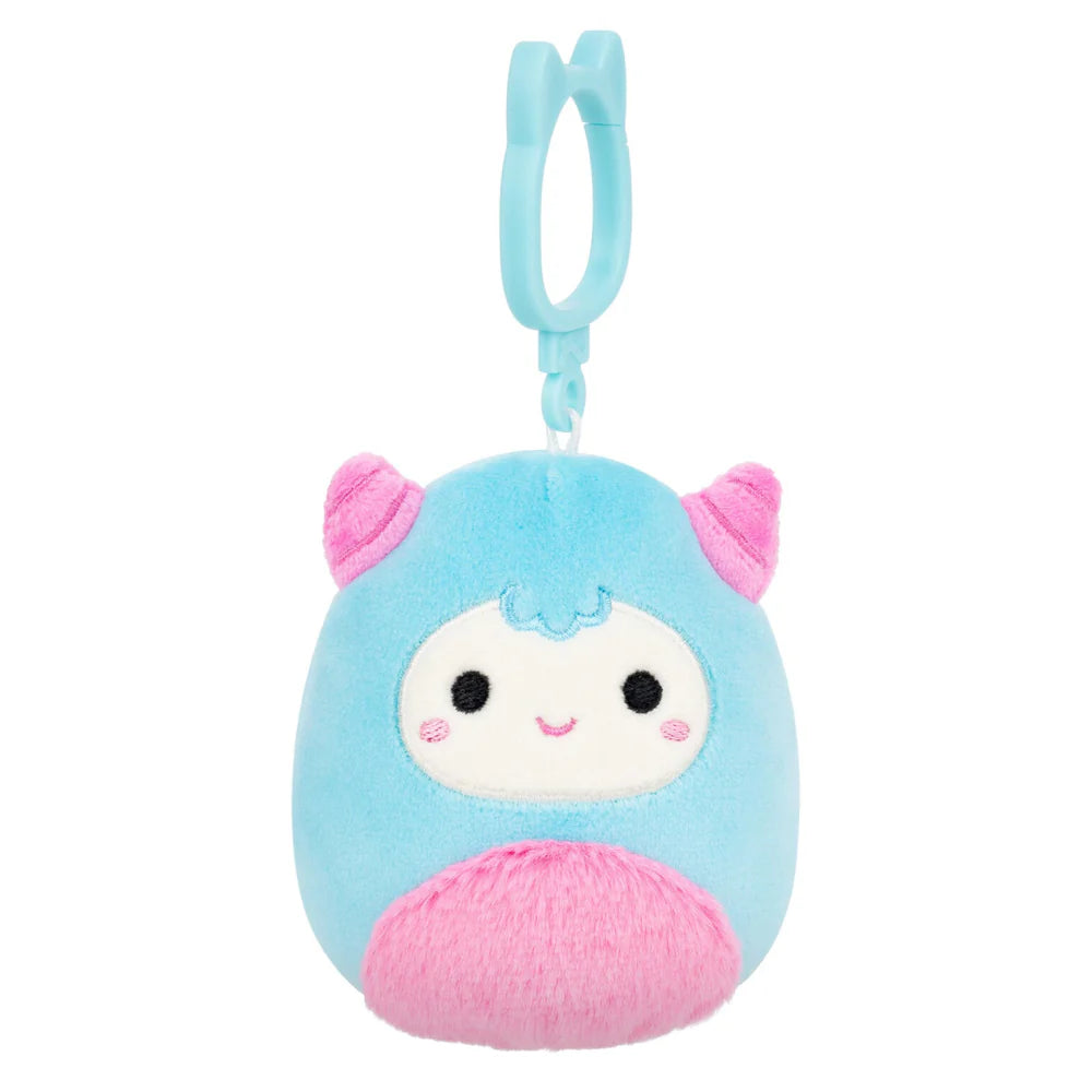Squishmallow 3.5 Inch Pookems the Blue Yeti Plush Clip