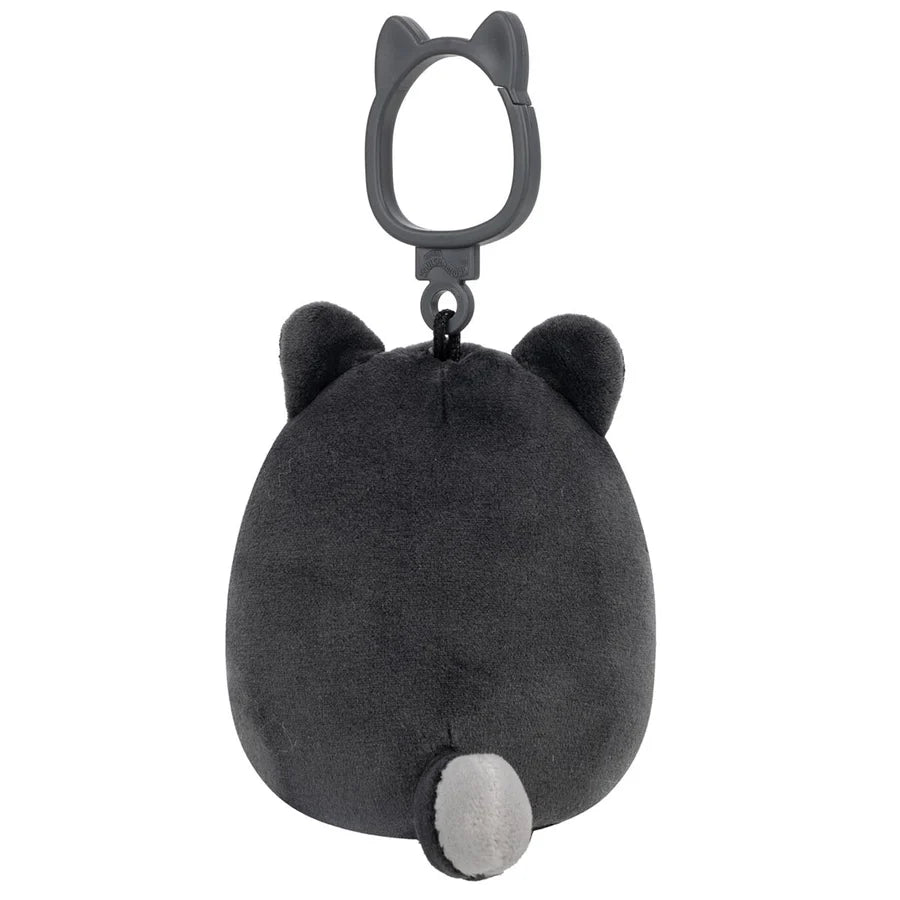 Squishmallow 3.5 Inch Dmitri the Wolf Plush Clip