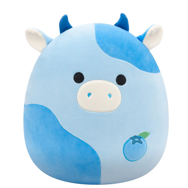 Squishmallow 8 Inch Rutanya the Blueberry Cow Plush Toy