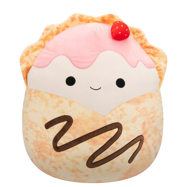 Squishmallow 5 Inch Gasten the Strawberry Crepe Plush Toy