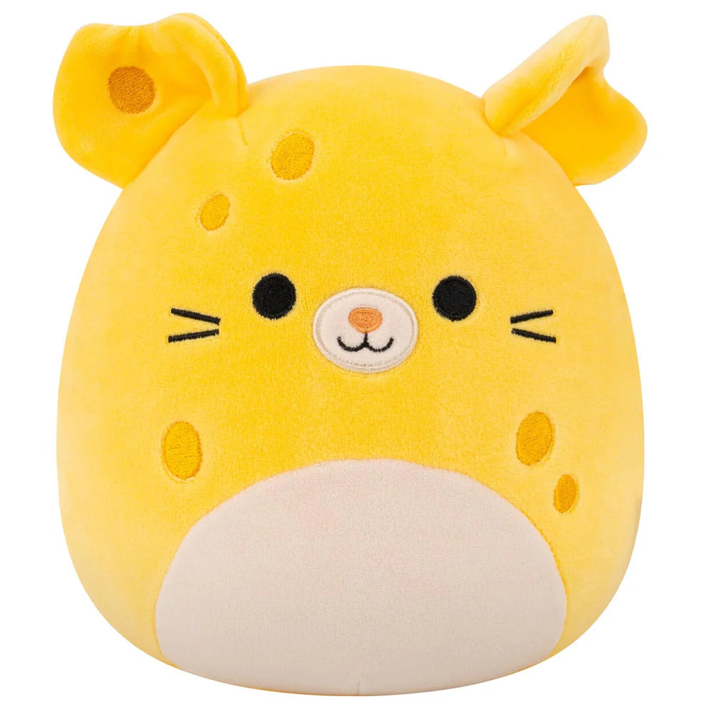 Squishmallow 8 Inch Amelia the Cheese Mouse Hybrid Plush Toy