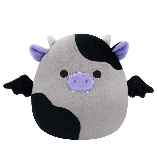 Squishmallow 5 Inch Bridgette the Bat Cow Halloween Plush Toy