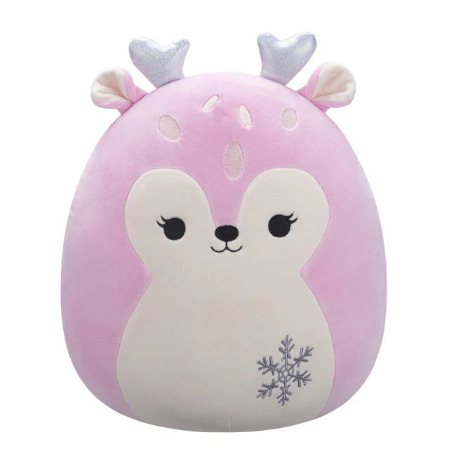 Squishmallow 5 Inch Falala the Pink Fawn Christmas Plush Toy