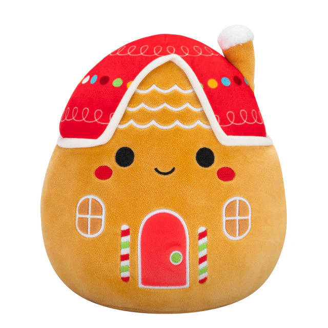 Squishmallow Christmas Gingerbread House Casa 8 inch