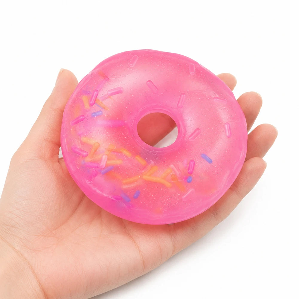 Top Trenz Donut Super Duper Sugar Squisher - Squishy Sensory Toy - Assorted