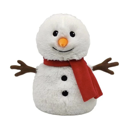 Warmies 13 Inch Snowman with Red Scarf Holiday Plush Toy