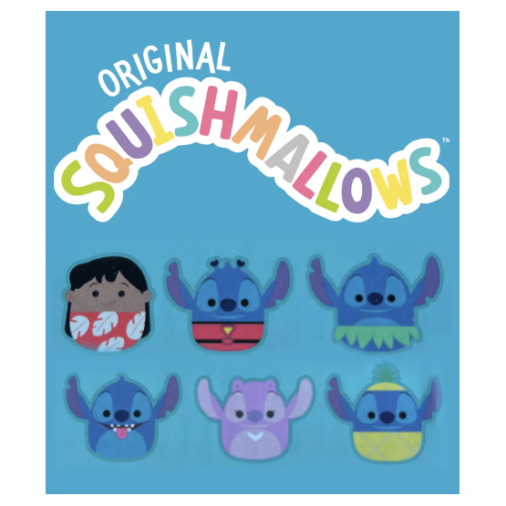 Squishmallow Squooshems Disney Stitch - One Mystery Bag