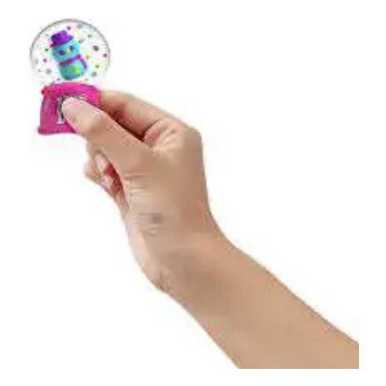 Nee Doh Squish N' Flow Snowglobe 3 Inch Squish Ball Fidget Toy