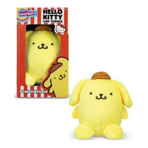 Sanrio Hello Kitty 3 Inch Micro Teenies Plush Toy - Pompompurin