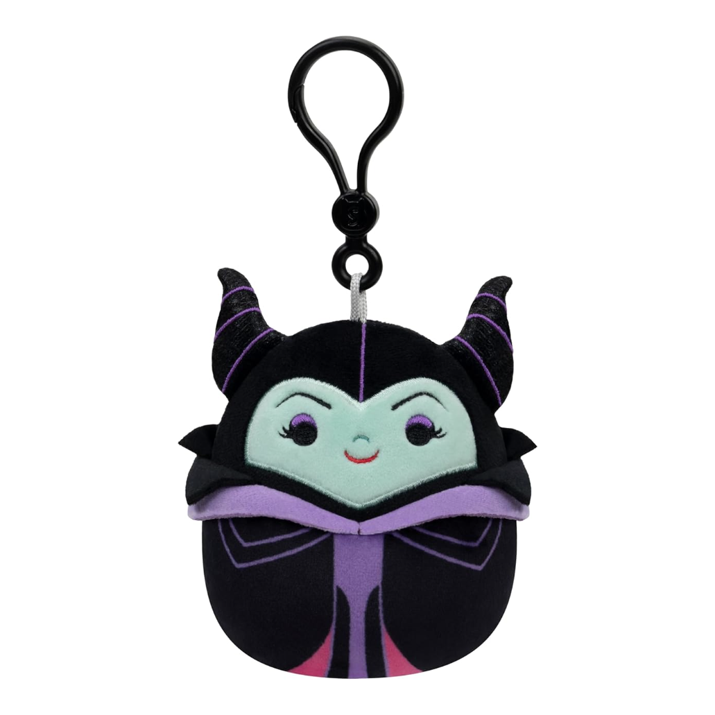Squishmallow 3.5 Inch Maleficent Disney Villains Plush Clip