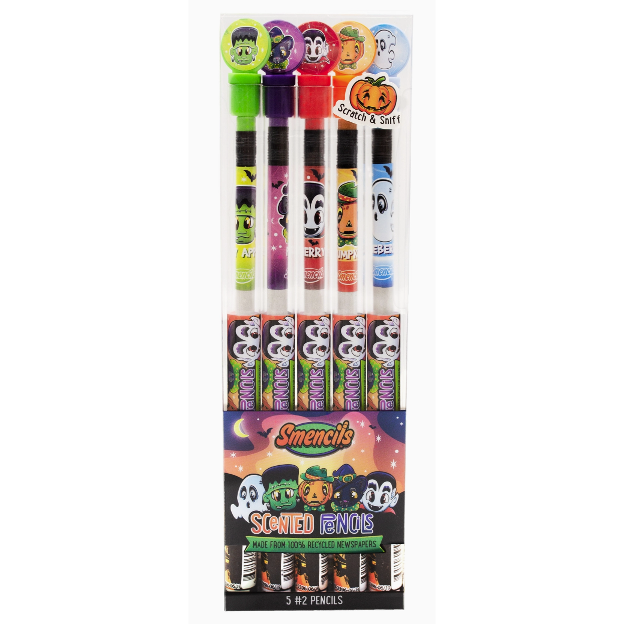 Scentco Smencils Halloween Scented Pencils - 5 Pack
