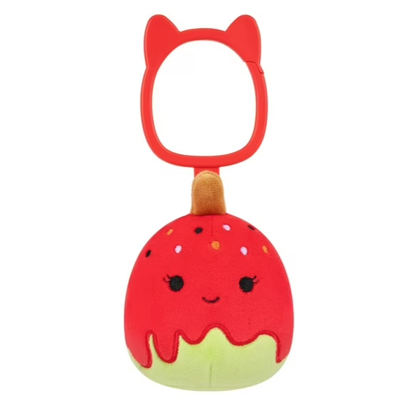 Squishmallow 3.5 Inch Keir the Candy Apple Halloween Plush Clip