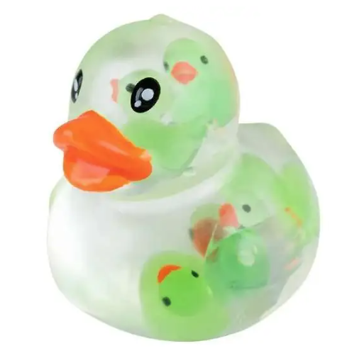 ORB 2.5 Inch Sugar Smooshies Ducky Duck Squishy Sensory Fidget Toy - Assorted