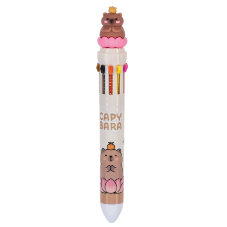 Capybara Multi Color Novelty Pen - Assorted