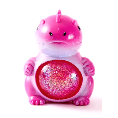 J'adore 3 Inch Squishasaurus Squishy Fidget Sensory Toy - PINK
