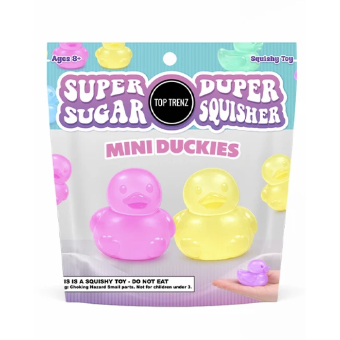 Top Trenz Super Duper Sugar Squisher Mini Duckies 2 Pack - Assorted