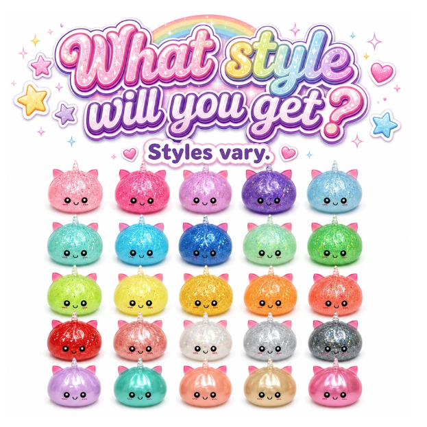 Fun Doh 4 Inch Mystery Unicorn Dumpling Squishy Toy - Assorted
