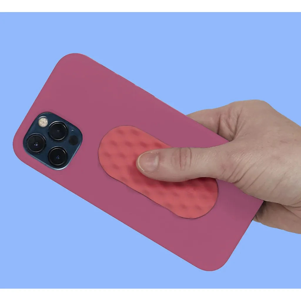 Speks Slabs Silicone Sensory Sticker - Mesh Tab Coral