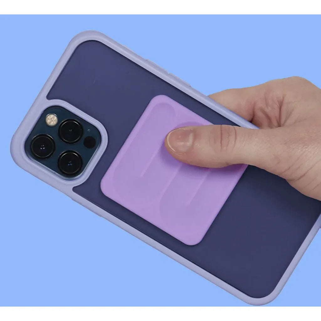 Speks Slabs Silicone Sensory Sticker - Path Square Purple
