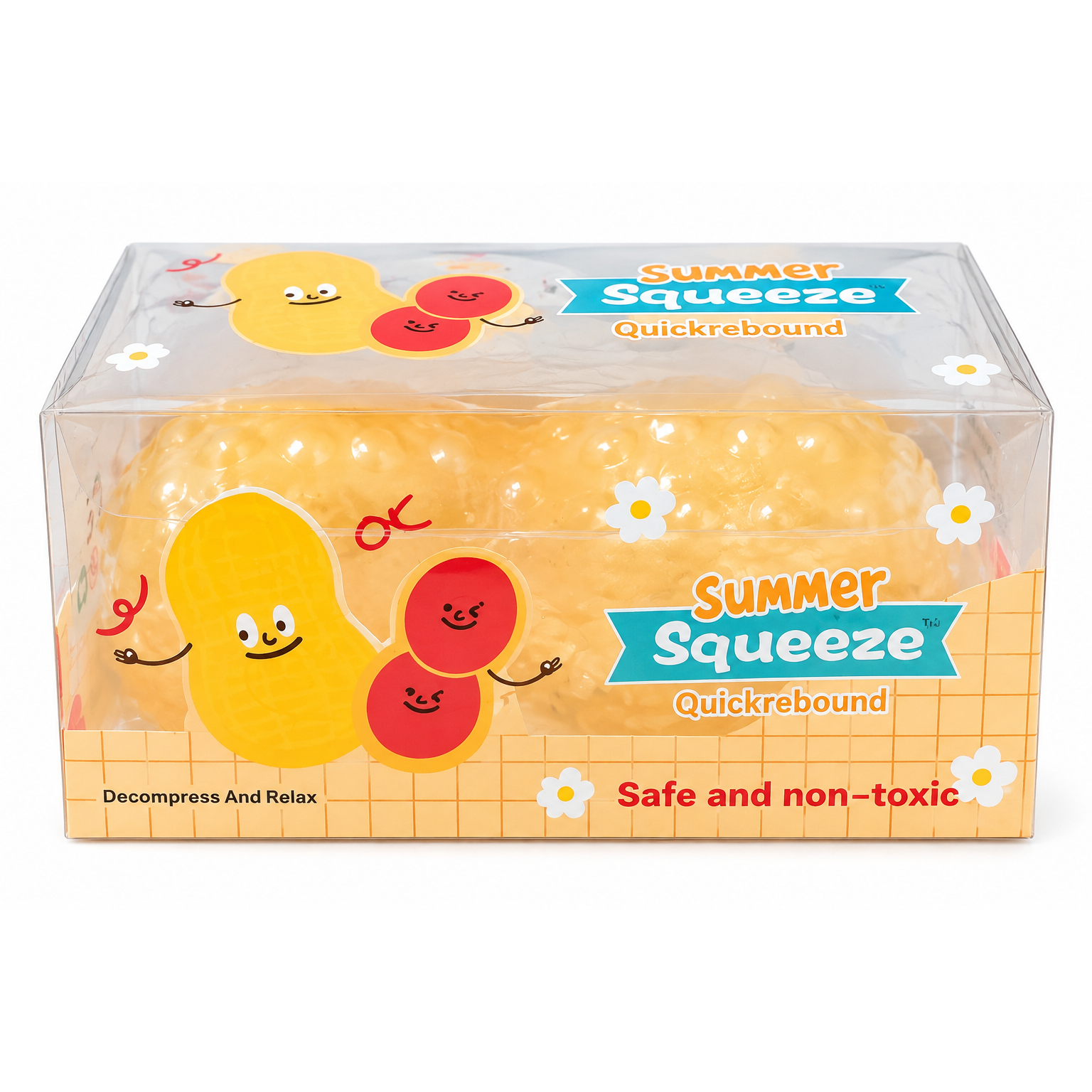 Vaseline Peanut 4 Inch Moldable Squishy Sensory Toy