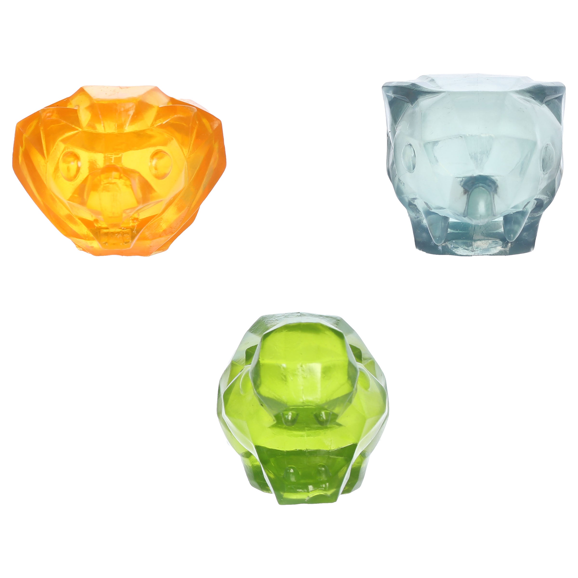 Aurora 2.5 Inch Safari Animal Sugar Squeezies Squishy Sensory Toy - Set of 3