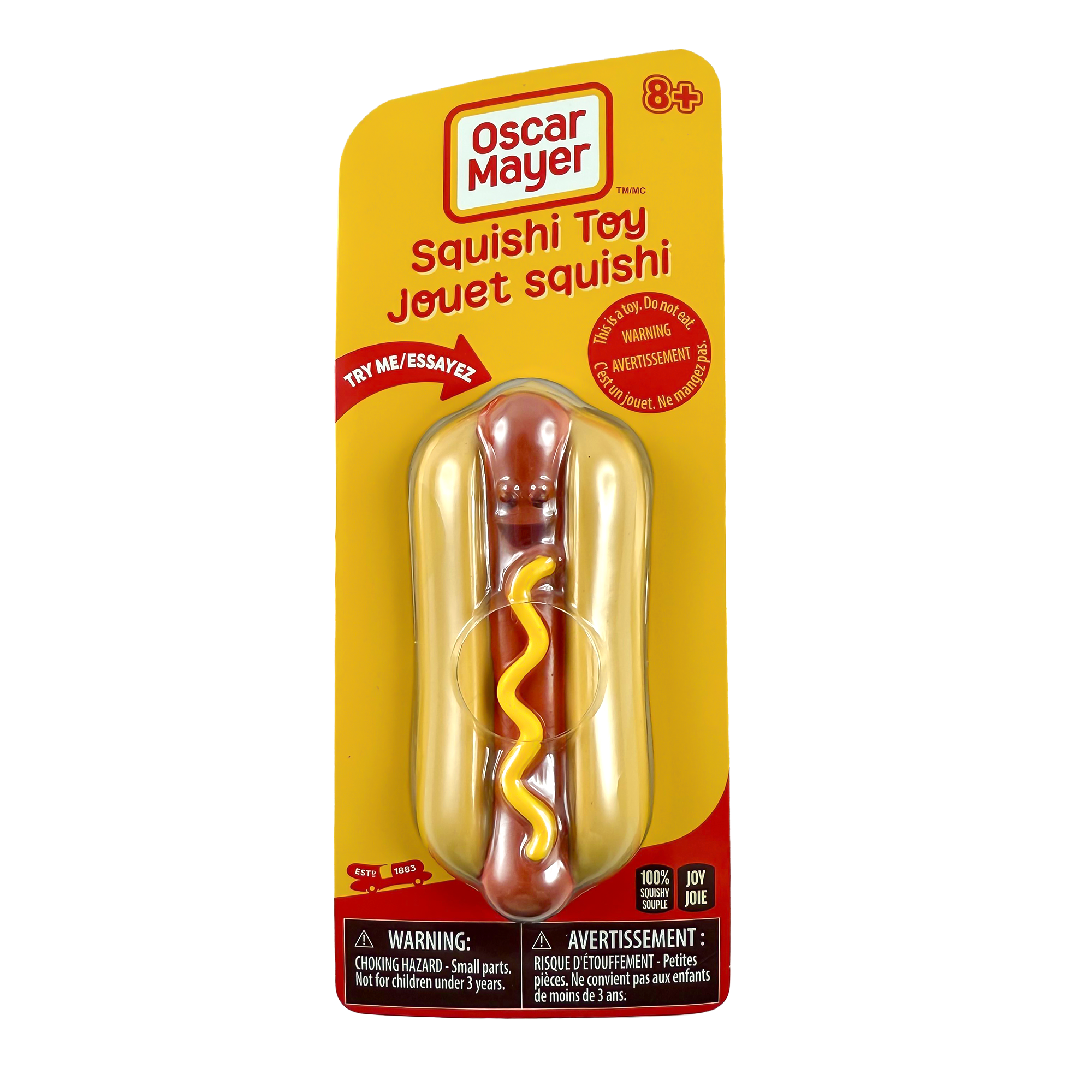 Oscar Mayer Hot Dog Squishy Squeeze Fidget Toy