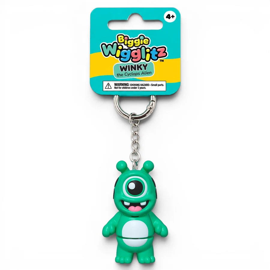 Biggie Wigglitz Winky the Alien Keychain - 66% Bigger