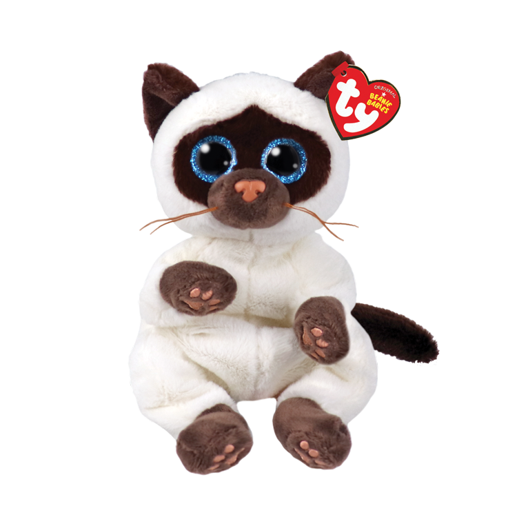 Ty Beanie Bellies 8 Inch Miso the Siamese Cat Plush Toy