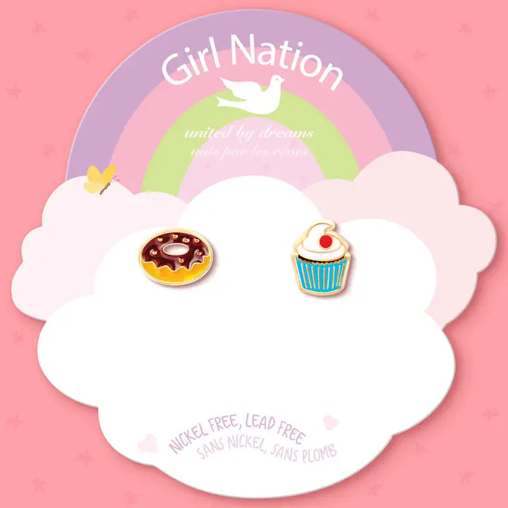 Girl Nation: The Perfect Pair Sugar Rush Stud Hypoallergenic Earrings