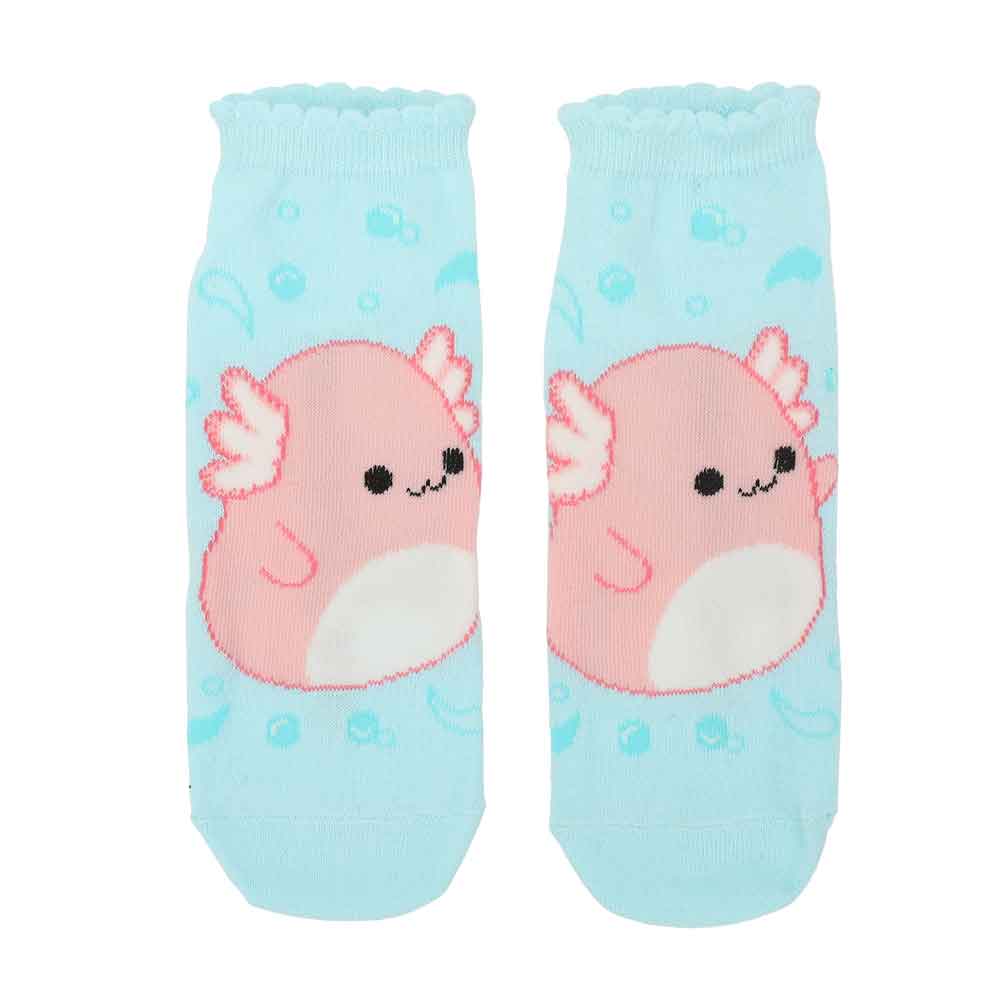 Squishmallow Women's 5 Pack Scalloped Edge Socks - Owl & Goose Gifts