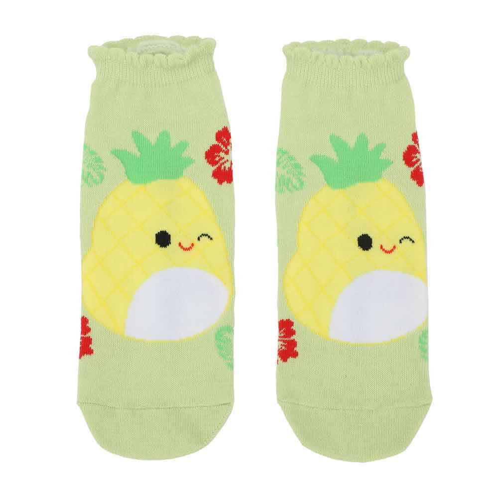 Squishmallow Women's 5 Pack Scalloped Edge Socks - Owl & Goose Gifts