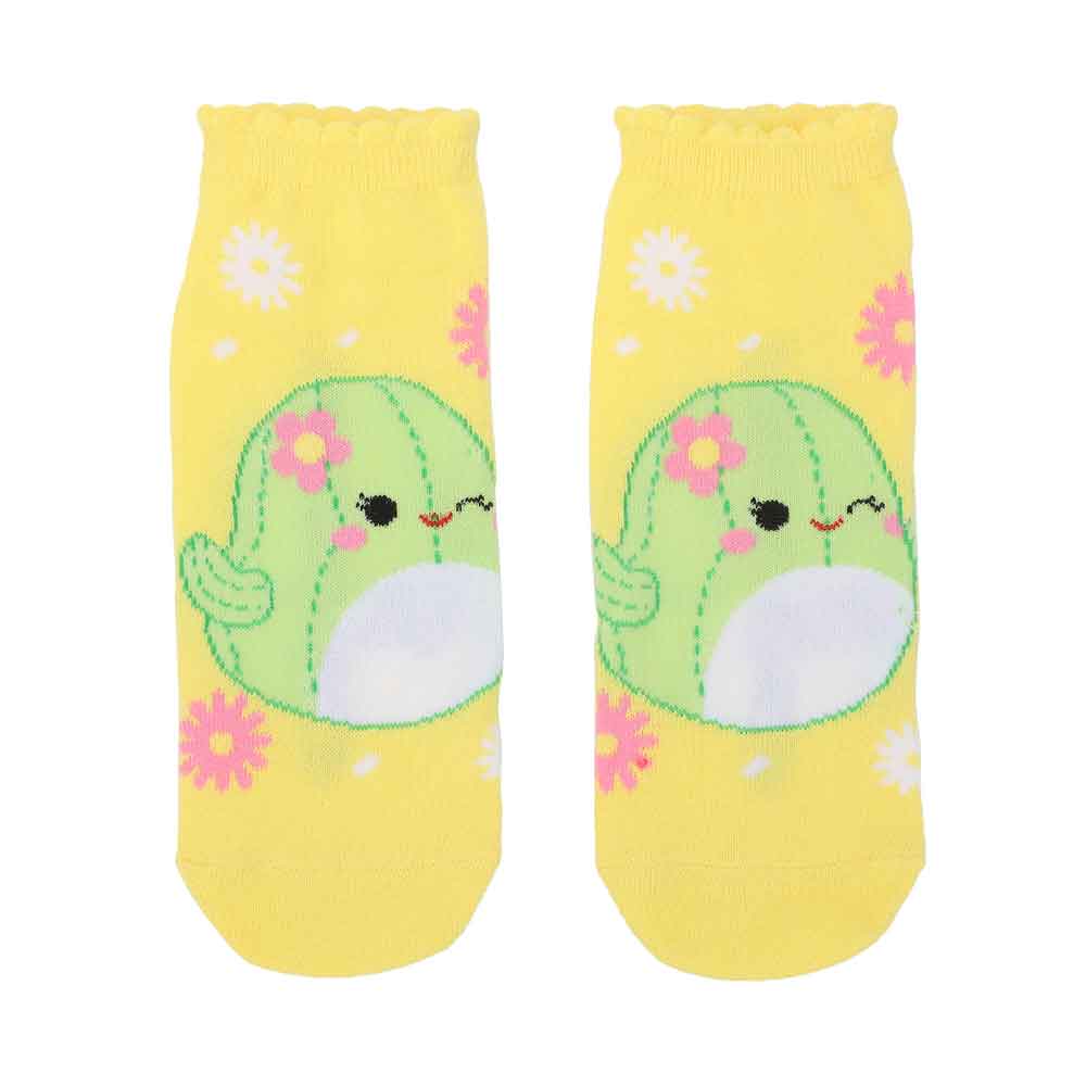 Squishmallow Women's 5 Pack Scalloped Edge Socks - Owl & Goose Gifts