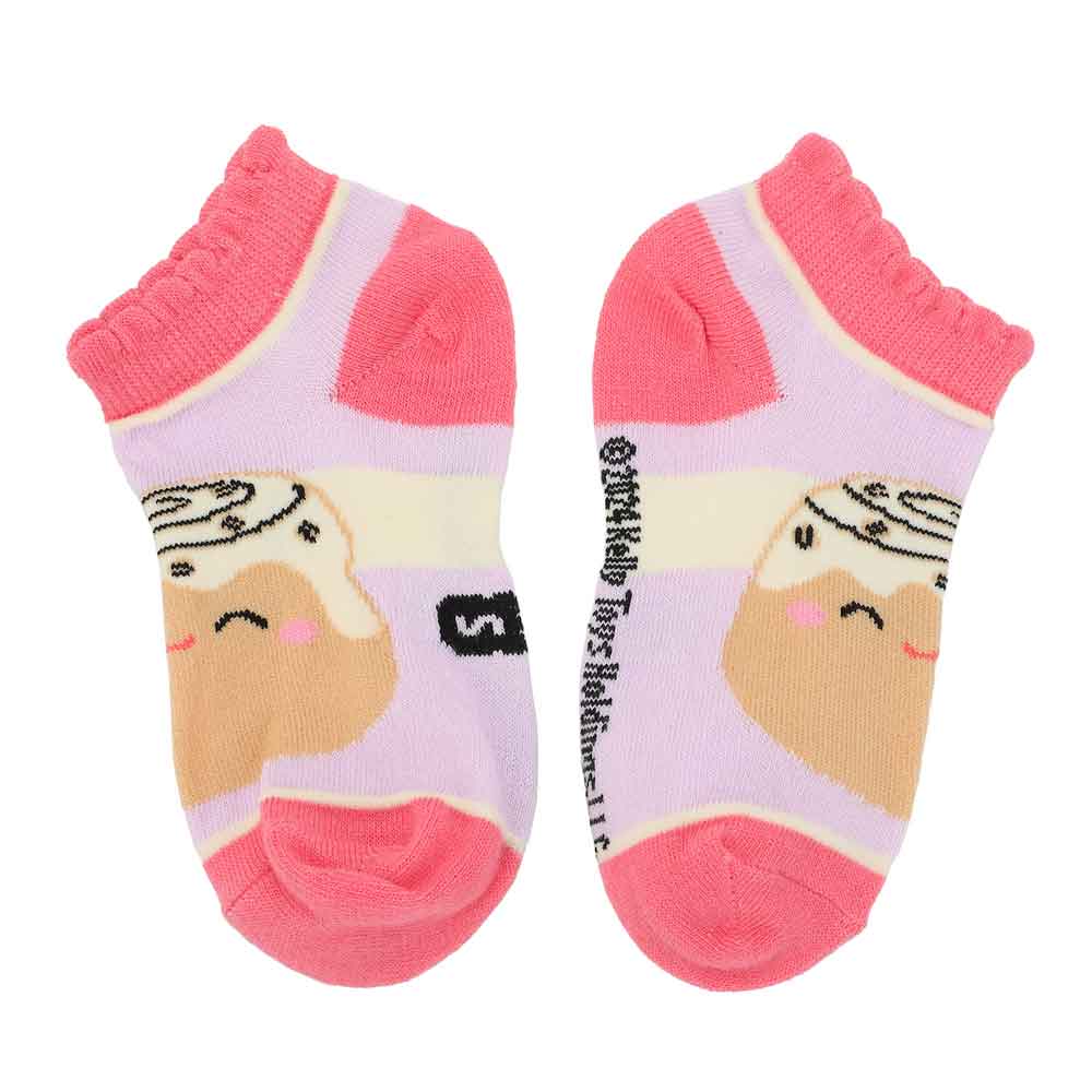 Squishmallow Youth 6 Pack Ankle Socks - Food Squad - Owl & Goose Gifts