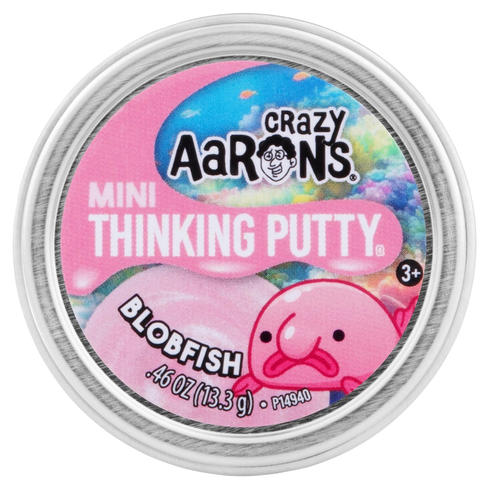 Crazy Aarons Blobfish Mini 2 Inch Thinking Putty Tin