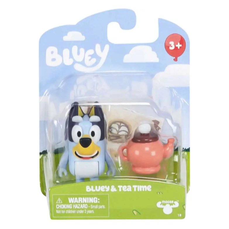 Bluey Story Starter Mini Figures - Bluey & Tea Time - Owl & Goose Gifts