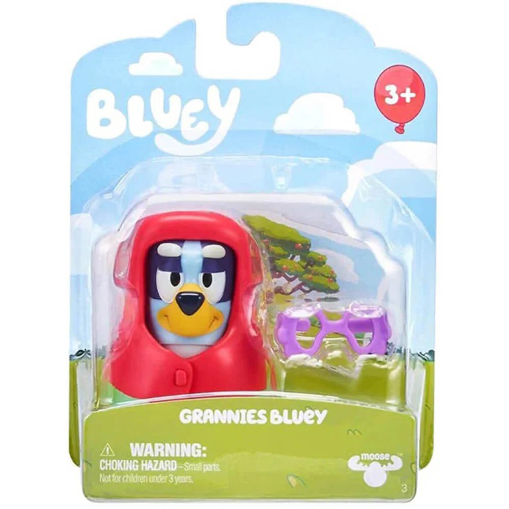 Bluey Story Starter Mini Figures - Grannies Bluey - Owl & Goose Gifts