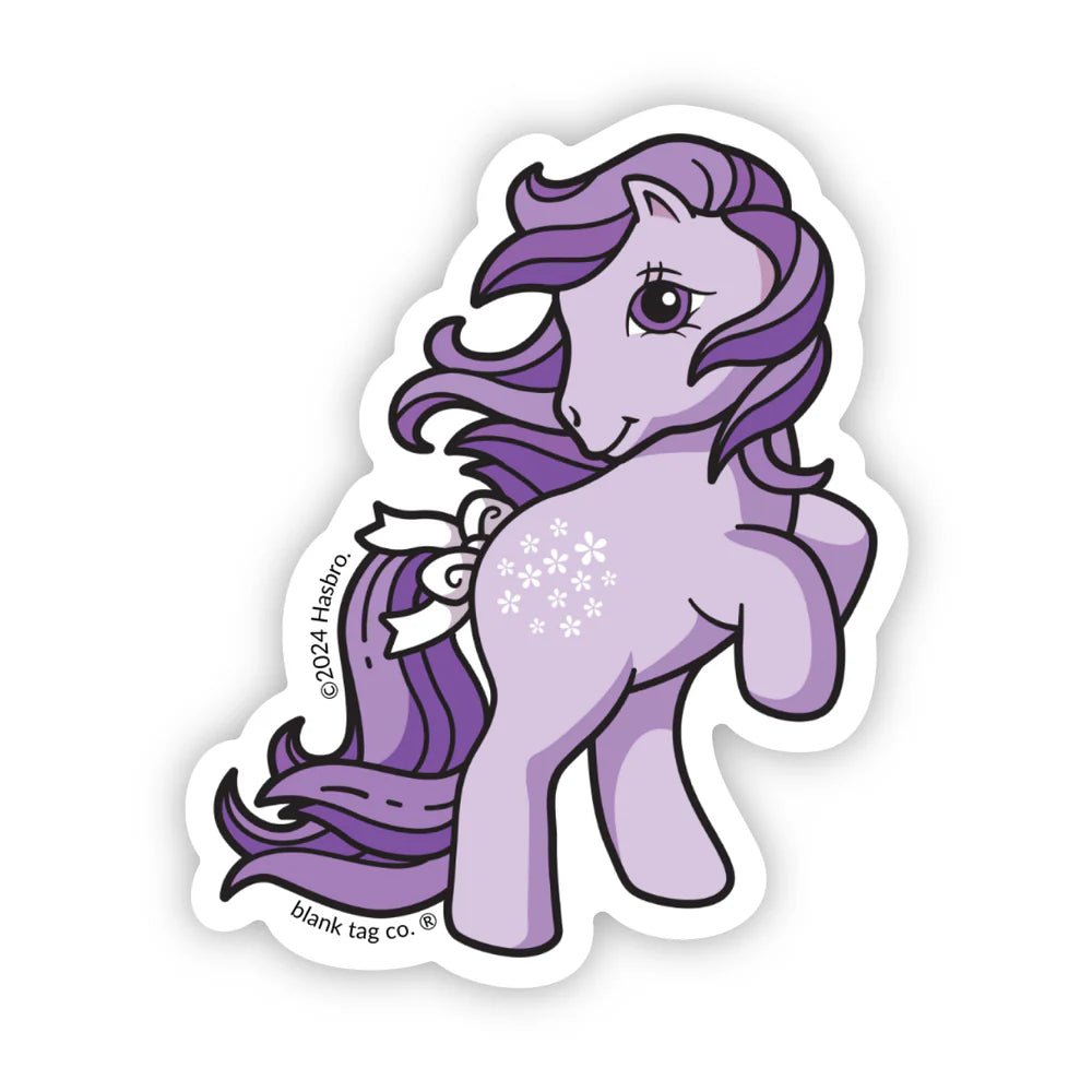 My Little Pony Blossom Vinyl Sticker by Blank Tag Sticker Co. - Owl & Goose Gifts