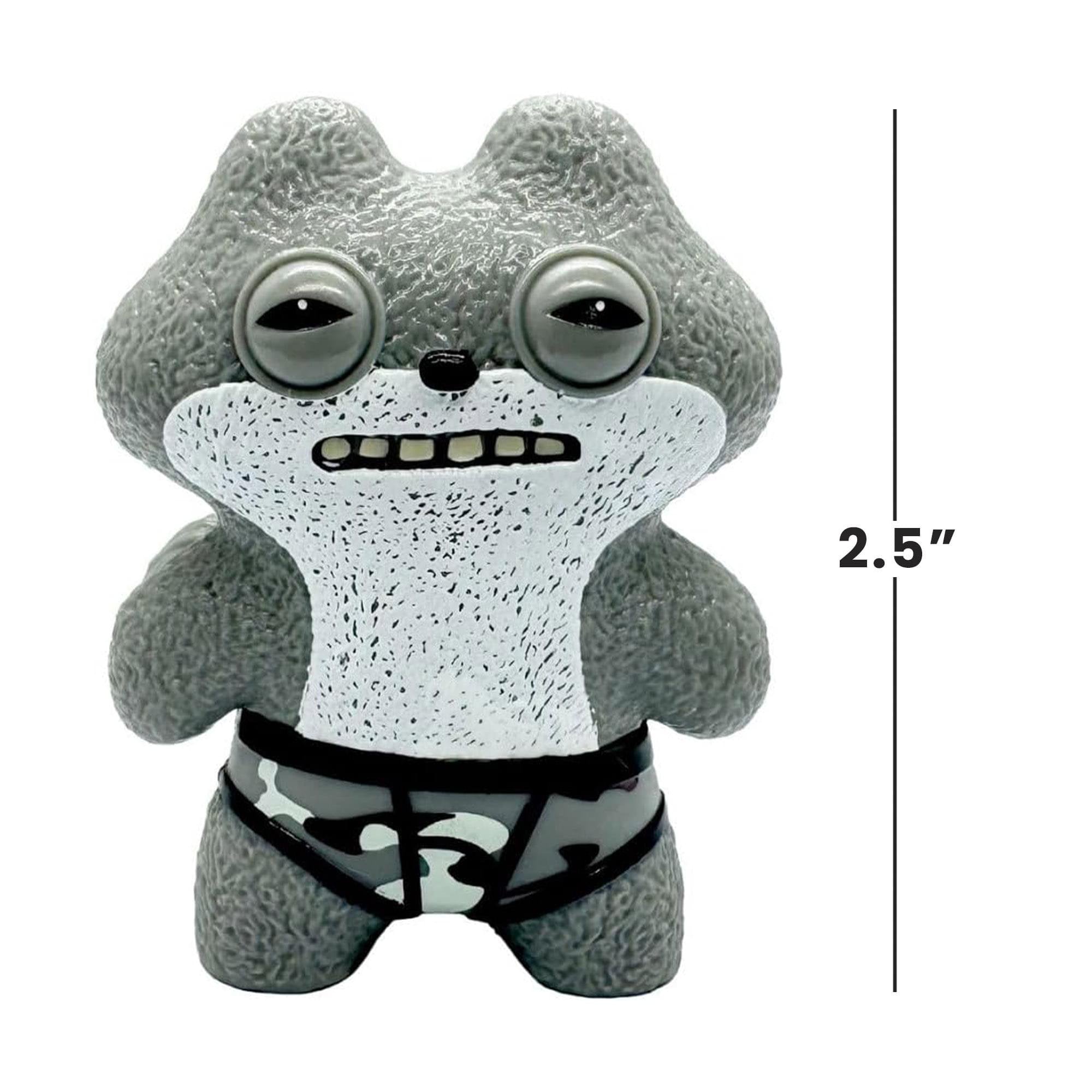 Zuru Fugglers 2.5 Inch Collectible Vinyl Figure - Gray with Underwear