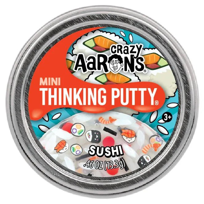 Crazy Aarons Sushi Mini 2 Inch Thinking Putty Tin - Owl & Goose Gifts