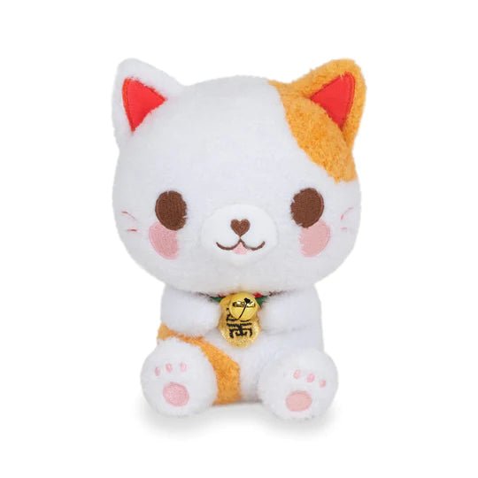 Cuddle Barn 6 Inch Lil' Series Mina the Maneki - Neko Plush Toy - Owl & Goose Gifts